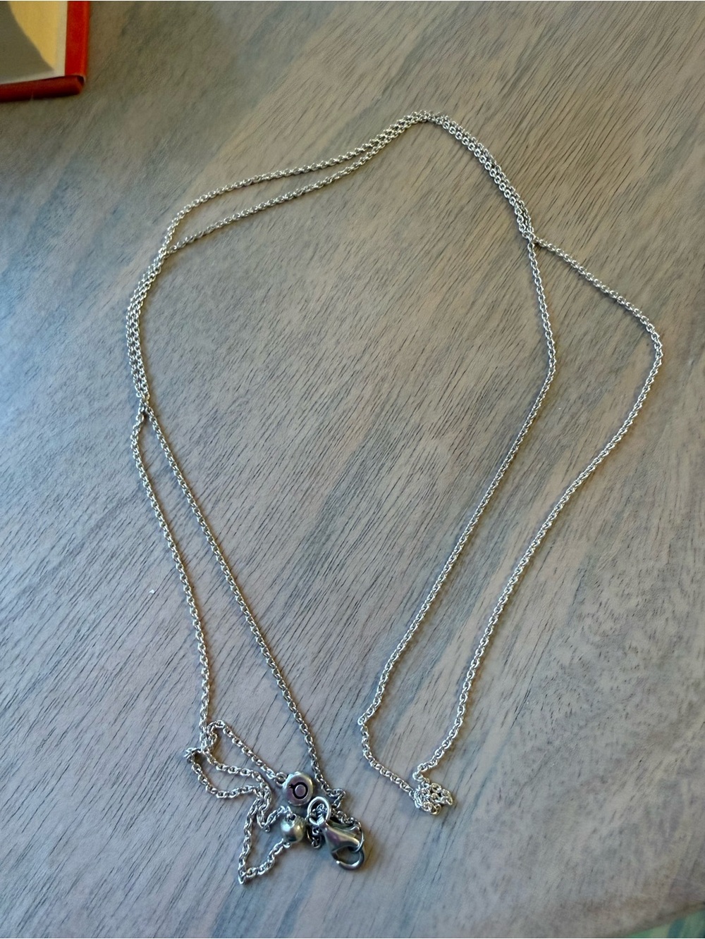 Pandora Sterling Silver adjustable Chain Necklace - Picture 5 of 5